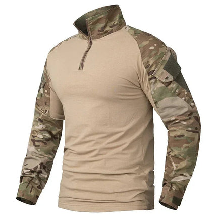 Shirt Men Sale Long Camo Tactic Paintball Tops - Shirt - Han WIld - Mad Fly Essentials