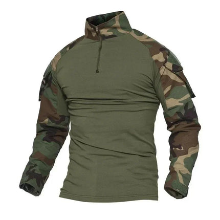 Shirt Men Sale Long Camo Tactic Paintball Tops - Shirt - Han WIld - Mad Fly Essentials
