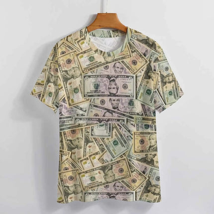 Shirt Men USD Dollar Money Graphic Funny Tees - Shirt - Funny Tees - Mad Fly Essentials