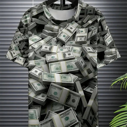 Shirt Men USD Dollar Money Graphic Funny Tees - Shirt - Funny Tees - Mad Fly Essentials