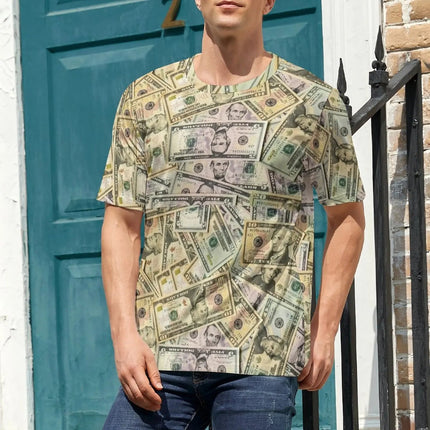 Shirt Men USD Dollar Money Graphic Funny Tees - Shirt - Funny Tees - Mad Fly Essentials