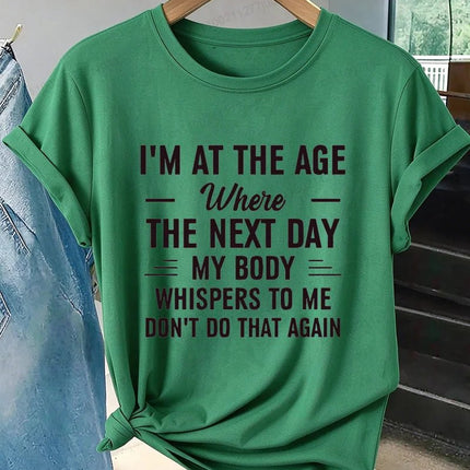 Shirt Women Funny Acting My Age Birthday Graphic Tee - Shirt - Sister Linda - Mad Fly Essentials