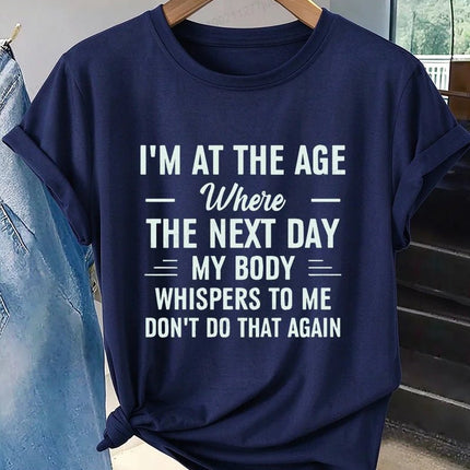Shirt Women Funny Acting My Age Birthday Graphic Tee - Shirt - Sister Linda - Mad Fly Essentials