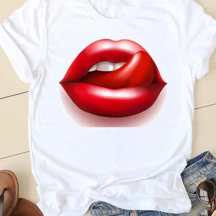 Shirt Women Short Summer Funny Graphic Tee - Shirt - UOSU - Mad Fly Essentials