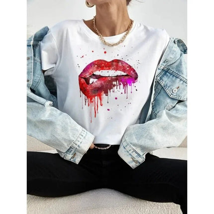 Shirt Women Short Summer Funny Graphic Tee - Shirt - UOSU - Mad Fly Essentials