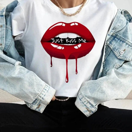Shirt Women Short Summer Funny Graphic Tee - Shirt - UOSU - Mad Fly Essentials