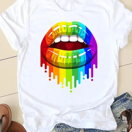 Shirt Women Short Summer Funny Graphic Tee - Shirt - UOSU - Mad Fly Essentials