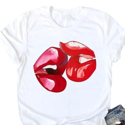 Shirt Women Short Summer Funny Graphic Tee - Shirt - UOSU - Mad Fly Essentials