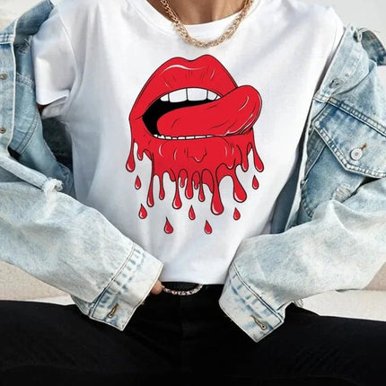 Shirt Women Short Summer Funny Graphic Tee - Shirt - UOSU - Mad Fly Essentials