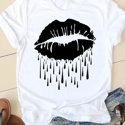 Shirt Women Short Summer Funny Graphic Tee - Shirt - UOSU - Mad Fly Essentials