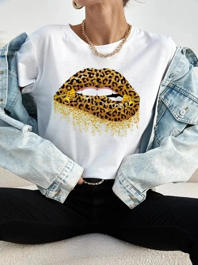 Shirt Women Short Summer Funny Graphic Tee - Shirt - UOSU - Mad Fly Essentials