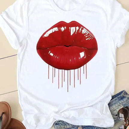 Shirt Women Short Summer Funny Graphic Tee - Shirt - UOSU - Mad Fly Essentials