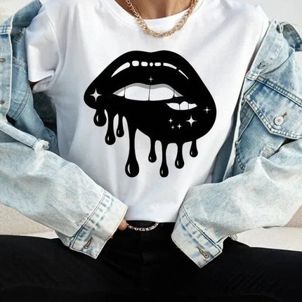 Shirt Women Short Summer Funny Graphic Tee - Shirt - UOSU - Mad Fly Essentials