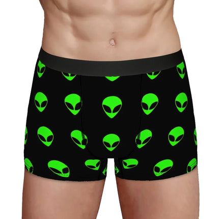 Shorts Alien Head Pattern UFO Homewear Boxers - Shorts - Ladiguard - Mad Fly Essentials