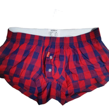 Shorts Men Cotton Plaid Underwear Boxers - Shorts - acm - Mad Fly Essentials