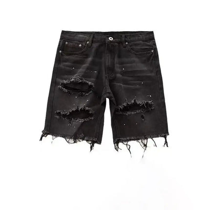 Shorts Men Ripped Design Straight Jeans Fashion - Shorts - Cavving - Mad Fly Essentials