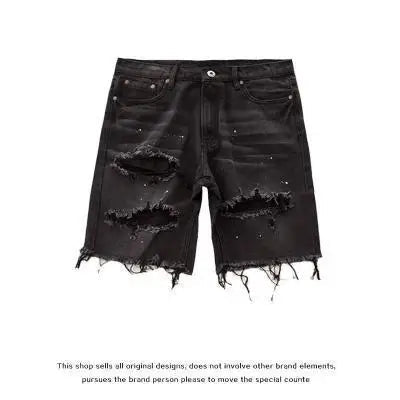 Shorts Men Ripped Design Straight Jeans Fashion - Shorts - Cavving - Mad Fly Essentials