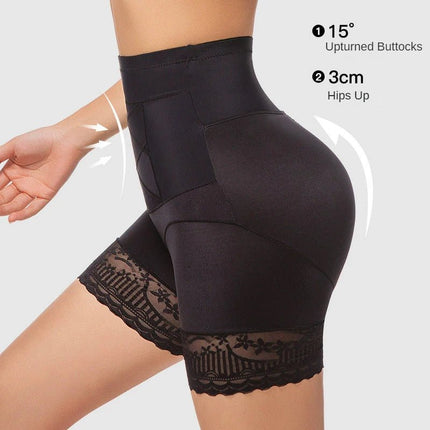 Shorts Women Black Tummy-Control Shaper - Shorts - Vaslanda - Mad Fly Essentials