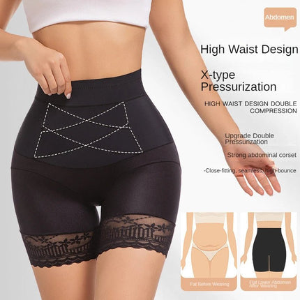 Shorts Women Black Tummy-Control Shaper - Shorts - Vaslanda - Mad Fly Essentials
