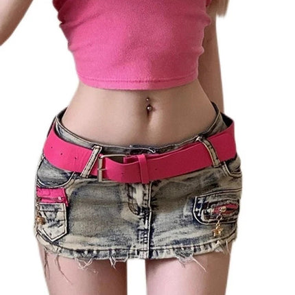 Shorts Women Sexy Vintage Y2K Denim Summer Shorts - Shorts - FCCEXIO - Mad Fly Essentials