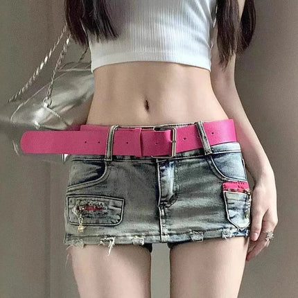 Shorts Women Sexy Vintage Y2K Denim Summer Shorts - Shorts - FCCEXIO - Mad Fly Essentials