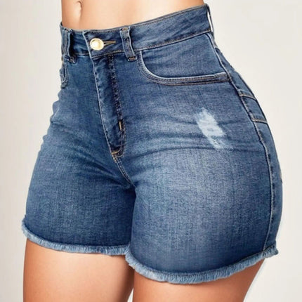 Shorts Women Slim High Waist Jean Shorts - Shorts - FCCEXIO - Mad Fly Essentials
