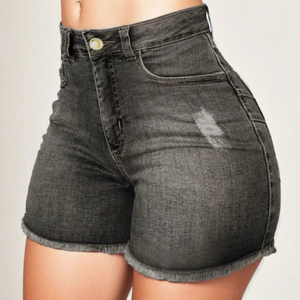 Shorts Women Slim High Waist Jean Shorts - Shorts - FCCEXIO - Mad Fly Essentials