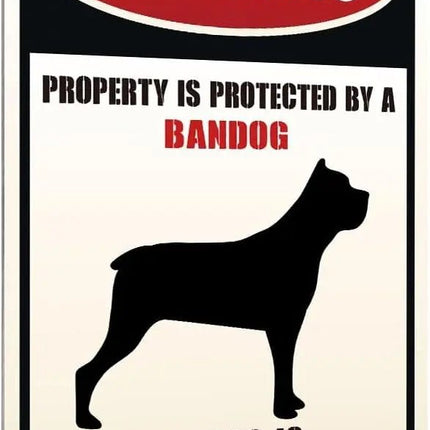Sign Decor Dog Warning Animal Novelty Signs - Sign Decor - Pockels - Mad Fly Essentials