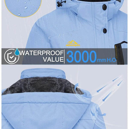 Ski Snowboard Thermal Fleece Winter Parka Women Outerwear - Outerwear - TACVASEN - Mad Fly Essentials