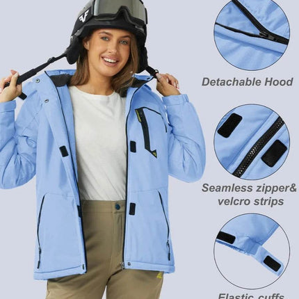 Ski Snowboard Thermal Fleece Winter Parka Women Outerwear - Outerwear - TACVASEN - Mad Fly Essentials