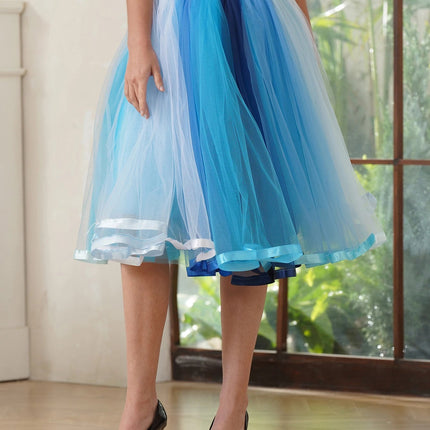 Skirt Women Layered Pleated Tulle Rainbow Skirt - Skirt - MACVARIL - Mad Fly Essentials