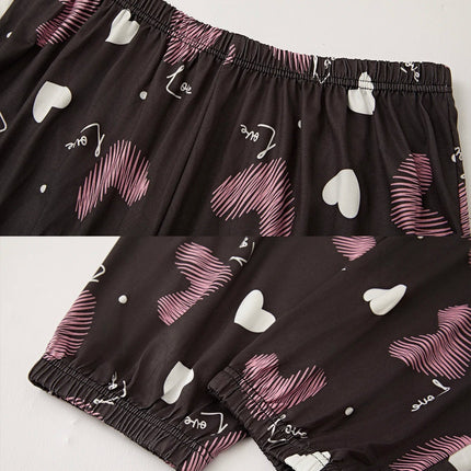 Sleepwear Set Women New Style Hearts Pajamas - Sleepwear Set - Gelvishi - Mad Fly Essentials