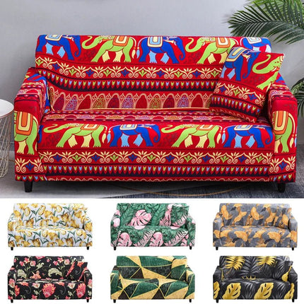 Slipcover 3D Floral Geometric Sofa Slip Covers - Slipcover - S - EMIGA - Mad Fly Essentials