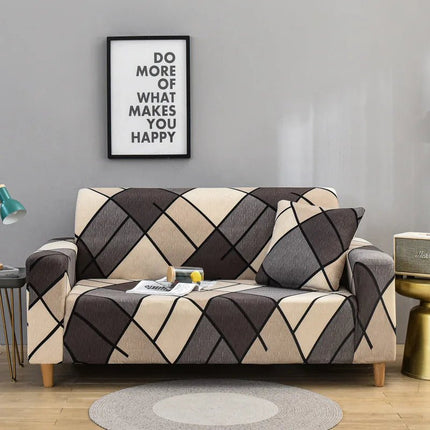 Slipcover 3D Floral Geometric Sofa Slip Covers - Slipcover - S - EMIGA - Mad Fly Essentials