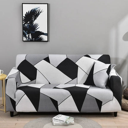 Slipcover 3D Floral Geometric Sofa Slip Covers - Slipcover - S - EMIGA - Mad Fly Essentials