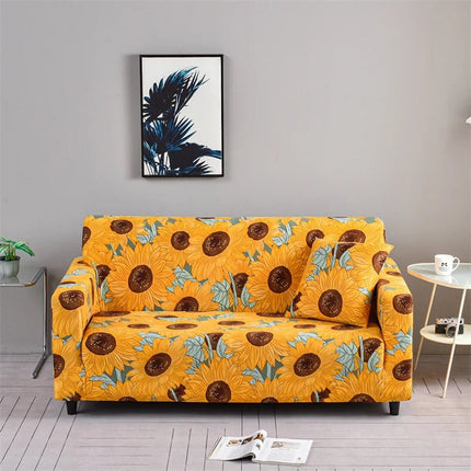 Slipcover 3D Floral Geometric Sofa Slip Covers - Slipcover - S - EMIGA - Mad Fly Essentials
