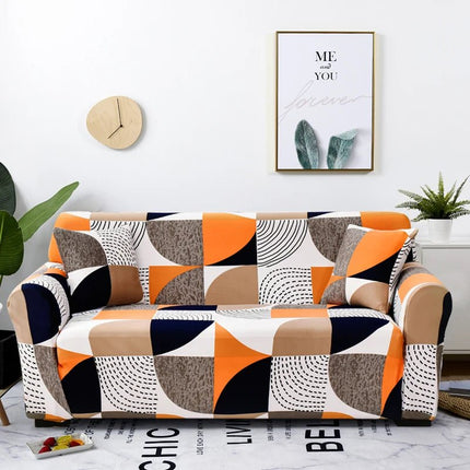 Slipcover 3D Floral Geometric Sofa Slip Covers - Slipcover - S - EMIGA - Mad Fly Essentials