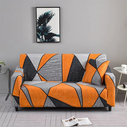 Slipcover 3D Floral Geometric Sofa Slip Covers - Slipcover - S - EMIGA - Mad Fly Essentials