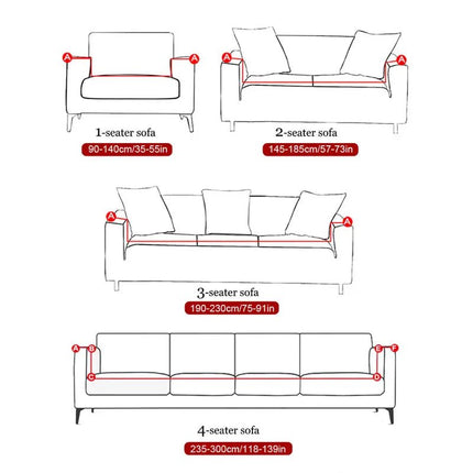 Slipcover 3D Floral Geometric Sofa Slip Covers - Slipcover - S - EMIGA - Mad Fly Essentials
