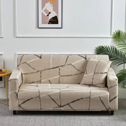 Slipcover 3D Floral Geometric Sofa Slip Covers - Slipcover - S - EMIGA - Mad Fly Essentials