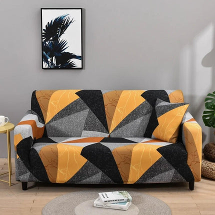 Slipcover 3D Floral Geometric Sofa Slip Covers - Slipcover - S - EMIGA - Mad Fly Essentials