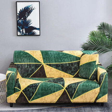 Slipcover 3D Floral Geometric Sofa Slip Covers - Slipcover - S - EMIGA - Mad Fly Essentials