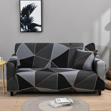 Slipcover 3D Floral Geometric Sofa Slip Covers - Slipcover - S - EMIGA - Mad Fly Essentials