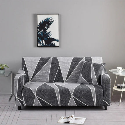 Slipcover 3D Floral Geometric Sofa Slip Covers - Slipcover - S - EMIGA - Mad Fly Essentials