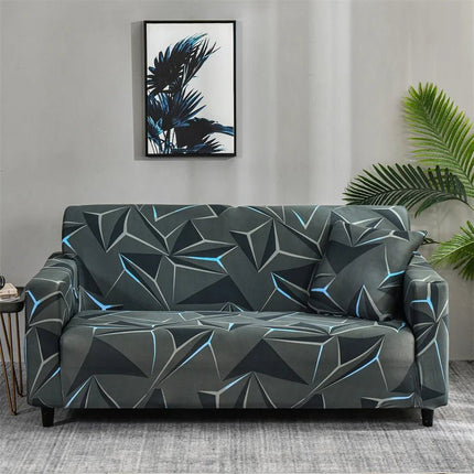 Slipcover 3D Floral Geometric Sofa Slip Covers - Slipcover - S - EMIGA - Mad Fly Essentials