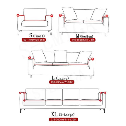 Slipcover 3D Pattern L - Shaped Slip Cover Protector - Slipcover - S - EMIGA - Mad Fly Essentials
