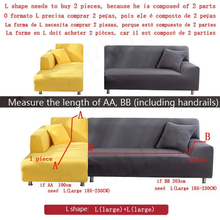 Slipcover 3D Pattern L - Shaped Slip Cover Protector - Slipcover - S - EMIGA - Mad Fly Essentials