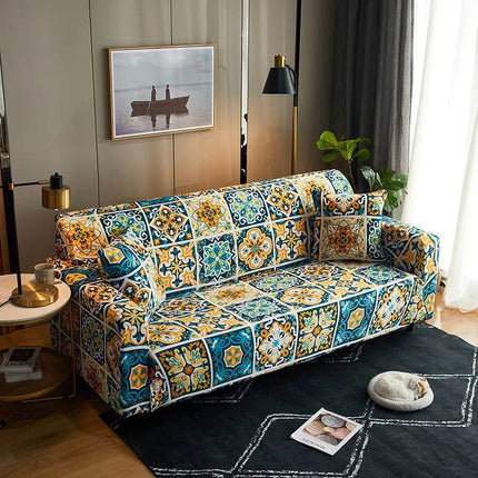 Slipcover Bohemian Stretch Sofa Office Bedroom Furniture Protector - Slipcover - bedding Outlet - Mad Fly Essentials