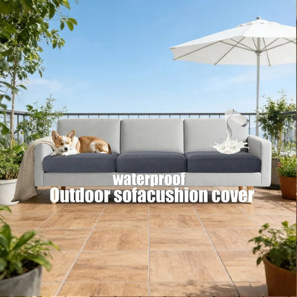 Slipcover Outdoor Waterproof Jacquard Cushion Sofa Cover - Slipcover - MKZOOM - Mad Fly Essentials