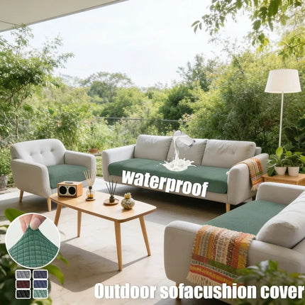 Slipcover Outdoor Waterproof Jacquard Cushion Sofa Cover - Slipcover - MKZOOM - Mad Fly Essentials